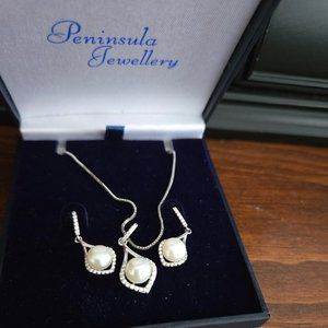 Penninsula Jewellery 925 Silver Wedding set